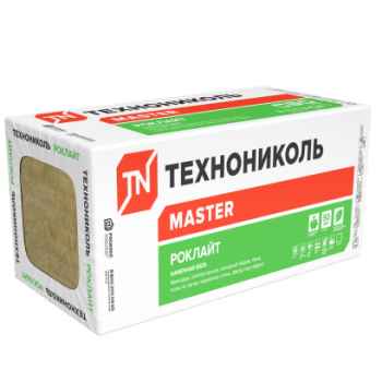 Базальтовая вата ТЕХНОНИКОЛЬ Роклайт 1200х600х100 мм 4 плиты в упаковке Базальтовая вата ТЕХНОНИКОЛЬ Роклайт 1200х600х100 мм 4 плиты в упаковке