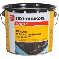 Мастика битумная ТЕХНОНИКОЛЬ AquaMast для ремонта и приклеивания 10 кг