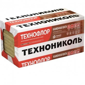 Базальтовая вата ТЕХНОНИКОЛЬ Технофлор Стандарт 1200x600x100 мм 3 плиты Базальтовая вата ТЕХНОНИКОЛЬ Технофлор Стандарт 1200x600x100 мм 3 плиты